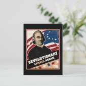 Samuel Adams Revolutionair Briefkaart (Staand voorkant)