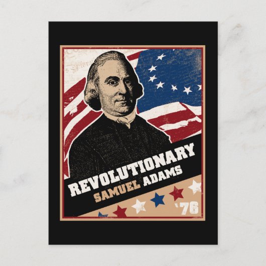 Samuel Adams Revolutionair Briefkaart (Voorkant)