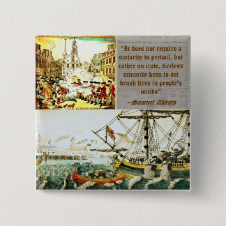 Samuel Adams Vierkante Button 5,1 Cm