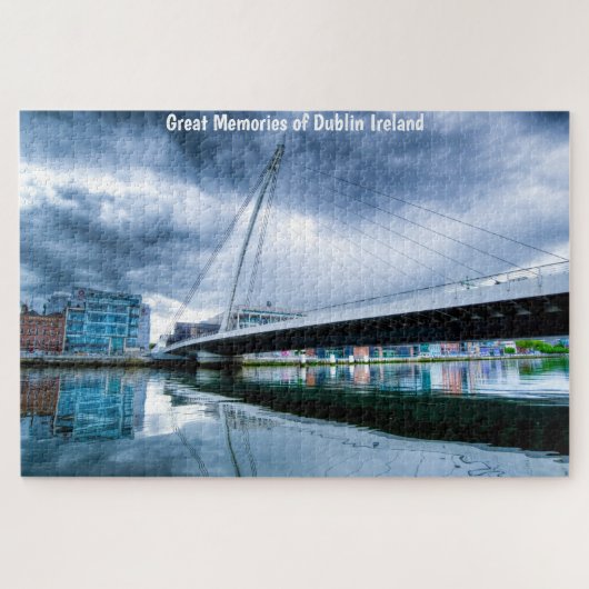 Samuel Beckett Bridge Dublin. Jigzaag Puzzle Legpuzzel (Horizontaal)