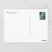 Samuel Beckett Caricature door Edmund S Valtman Briefkaart (Achterkant)