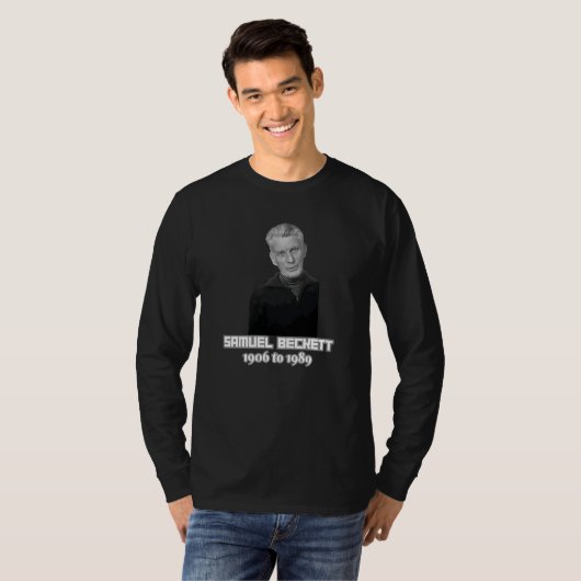 Samuel Beckett Irish Plaright T-shirt (Voorkant volledig)