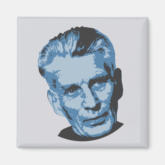 Samuel Beckett Magneet (Voorkant)