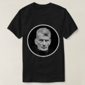 Samuel Beckett Sticker T-shirt (Design voorkant)