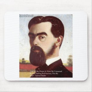Samuel Butler "Leven/Muziek" Wijsheid Citaat Cadea Muismat