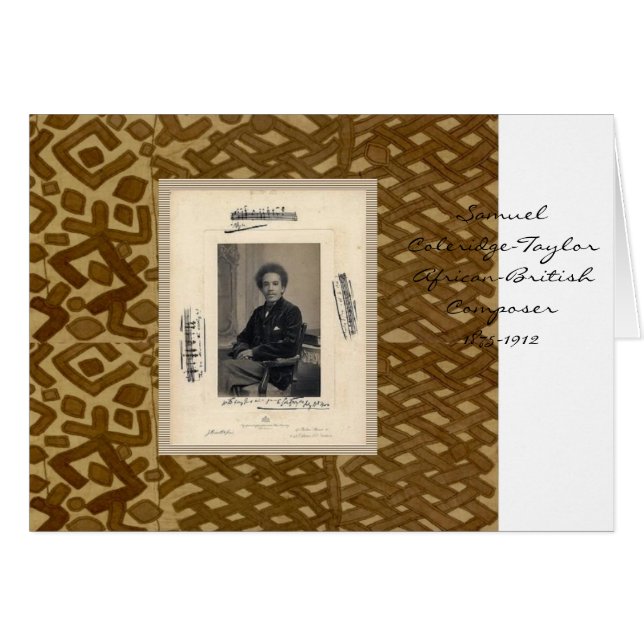 Samuel Coleridge-Taylor (Voorkant Horizontaal)