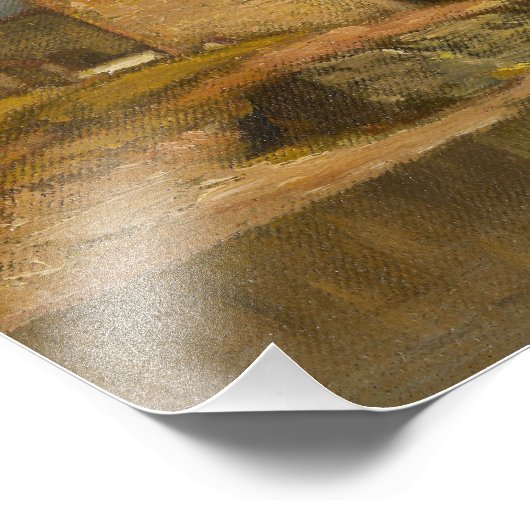 Samuel Colman - Oude toren in Avignon Foto Afdruk (Hoek)