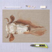 Samuel Colman | Twee studies van runderen - 1876 Tissuepapier (Craft)