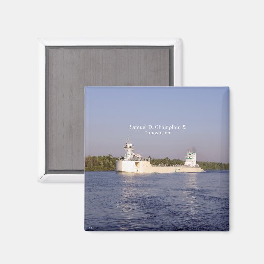 Samuel D. Chamclear & Innovation magnet (Voorkant / Achterkant)