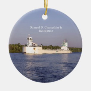 Samuel D. ChamPlain & Innovatie-versiering Keramisch Ornament