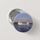 Samuel D. ChamPlain & Innovation-toets Ronde Button 3,2 Cm (Voorkant /achterkant)
