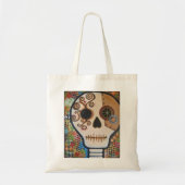"Samuel" Dag van de dode schedel Tote Bag (Voorkant)