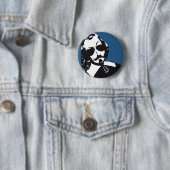 Samuel de Champlain Hipster bril futuristisch Québ Ronde Button 5,7 Cm (In situ)