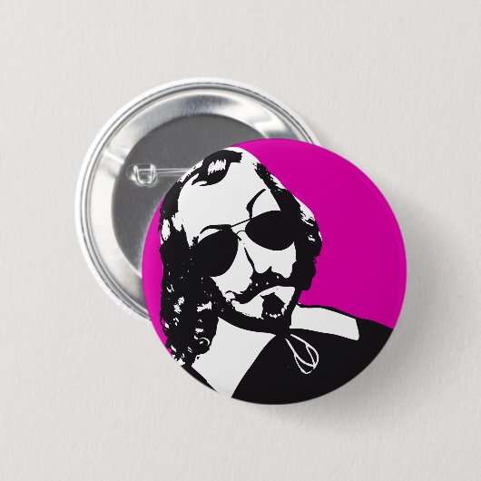 Samuel de Champlain Hipster toekomstige bril Québe Ronde Button 5,7 Cm (Voorkant /achterkant)