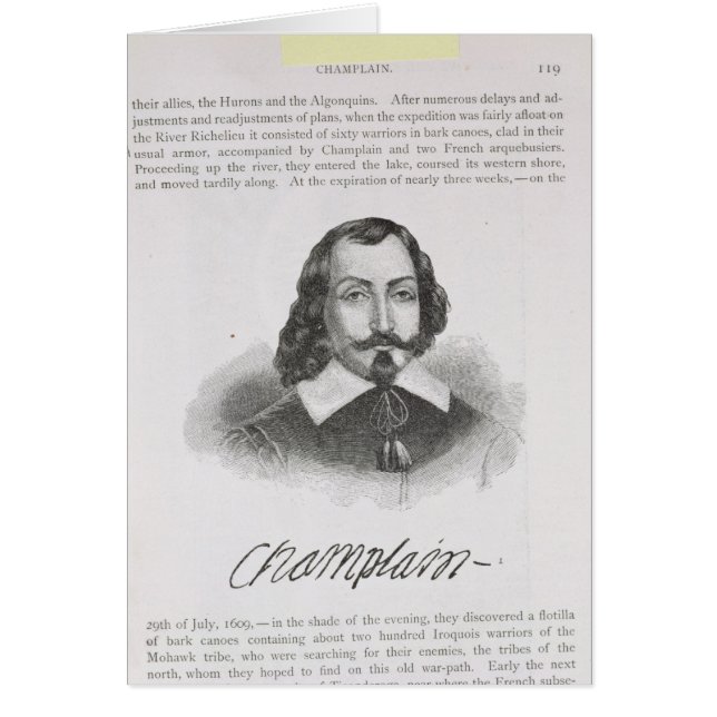 Samuel de Champlatte (Voorkant)
