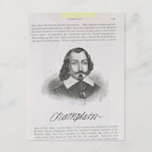 Samuel de Champlatte Briefkaart