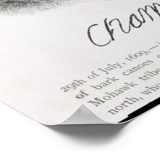 Samuel de Champlatte Poster (Hoek)