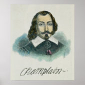 Samuel de Champlatte Poster (Voorkant)