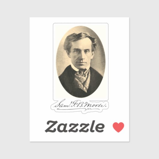 Samuel Finley Breese Morse Sticker (Vel)