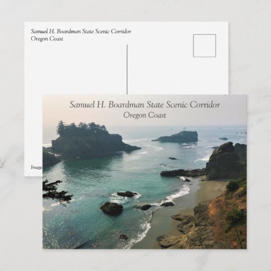 Samuel H. Boardman, kust van Oregon Briefkaart (Voorkant / Achterkant)