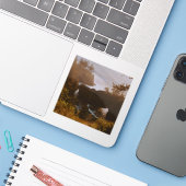 Samuel H. Boardman, Oregon kust Sticker (Laptop met iPhone)