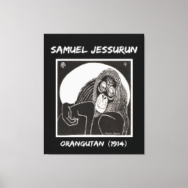 Samuel Jessurun Orangutan (1914) Canvas Afdruk
