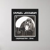Samuel Jessurun Orangutan (1914) Canvas Afdruk (Voorkant)