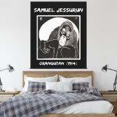 Samuel Jessurun Orangutan (1914) Canvas Afdruk (Insitu (Slaapkamer))