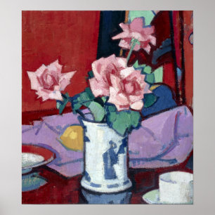Samuel John Peploe Roses, Chinese Vase Poster