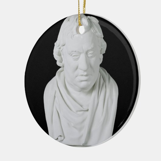 Samuel Johnson (1709-84) 1777 (gips) Keramisch Ornament (Links)