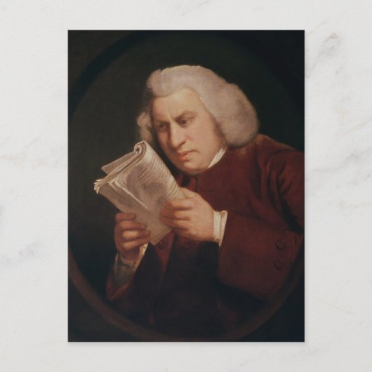 Samuel Johnson 1775 Briefkaart (Voorkant)