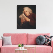 Samuel Johnson 1775 Canvas Afdruk (Insitu (Woonkamer))