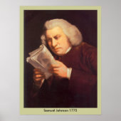 Samuel Johnson - Lezen Poster (Voorkant)