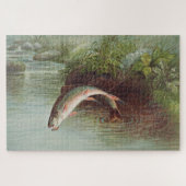 Samuel Kilbourne | Laping Brook-forel - 1874 Legpuzzel (Horizontaal)