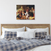 Samuel Killing Agag, koning van de Amalekites Canvas Afdruk (Insitu (Slaapkamer))