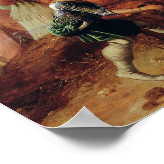 Samuel Killing Agag, koning van de Amalekites Poster (Hoek)