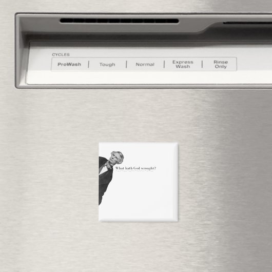 Samuel Morse Code Meme - Wat heeft God teweeggebra Magneet (Insitu (Vaatwasser))