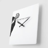 Samuel Morse Code Meme - Wat heeft God teweeggebra Vierkante Klok (Hoek)