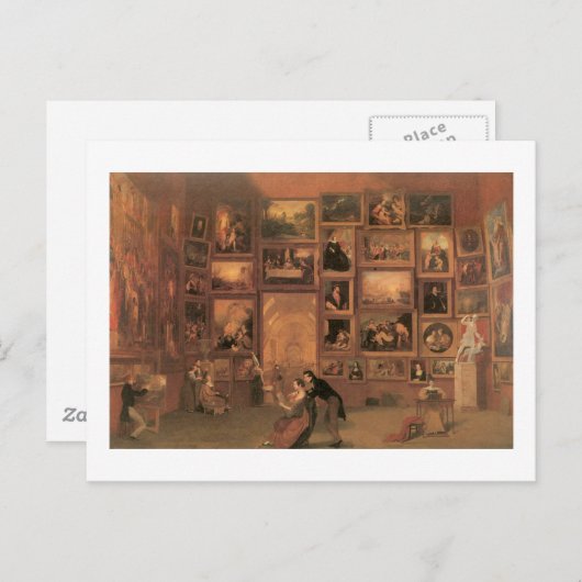 Samuel Morse Gallery van het Louvre Briefkaart (Voorkant / Achterkant)