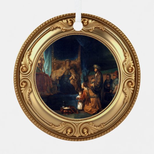 Samuel Old Testament Advent Jesse Tree Metalen Ornament (Voorkant)