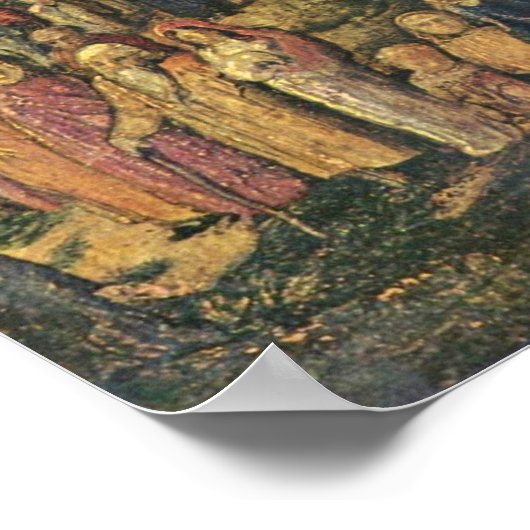 Samuel Palmer - Na de avonddienst Poster (Hoek)