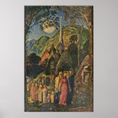 Samuel Palmer - Na de avonddienst Poster (Voorkant)