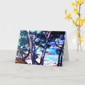 Samuel Peploe schilderij, Blauwe Water, Antibes Kaart (Gele Bloem)