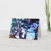 Samuel Peploe schilderij, Blauwe Water, Antibes Kaart (Voorkant)