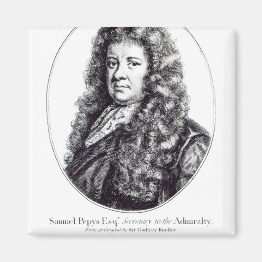 Samuel Pepys Magneet (Voorkant)