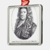 Samuel Pepys Metalen Ornament (Links)