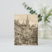 Samuel Prout Strasbourg Street Scene  1915 Briefkaart (Staand voorkant)