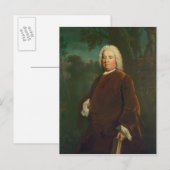 Samuel Richardson, 1747 Briefkaart (Voorkant / Achterkant)