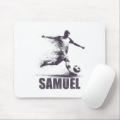 Samuel Soccer Boys Personalized First Name Samuel  Muismat (Met muis)