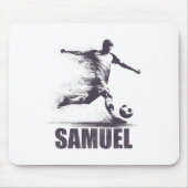 Samuel Soccer Boys Personalized First Name Samuel  Muismat (Voorkant)
